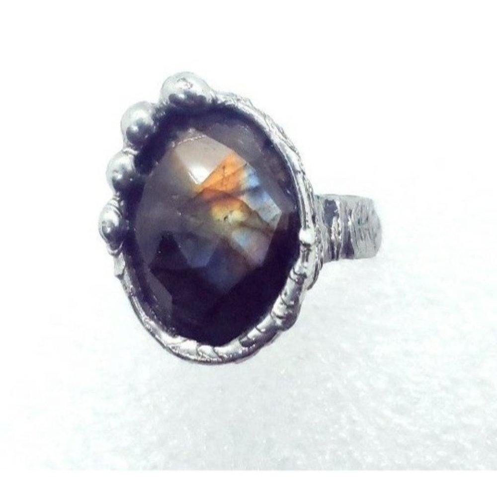 Labradorite crystal ring - Picture 6 of 12